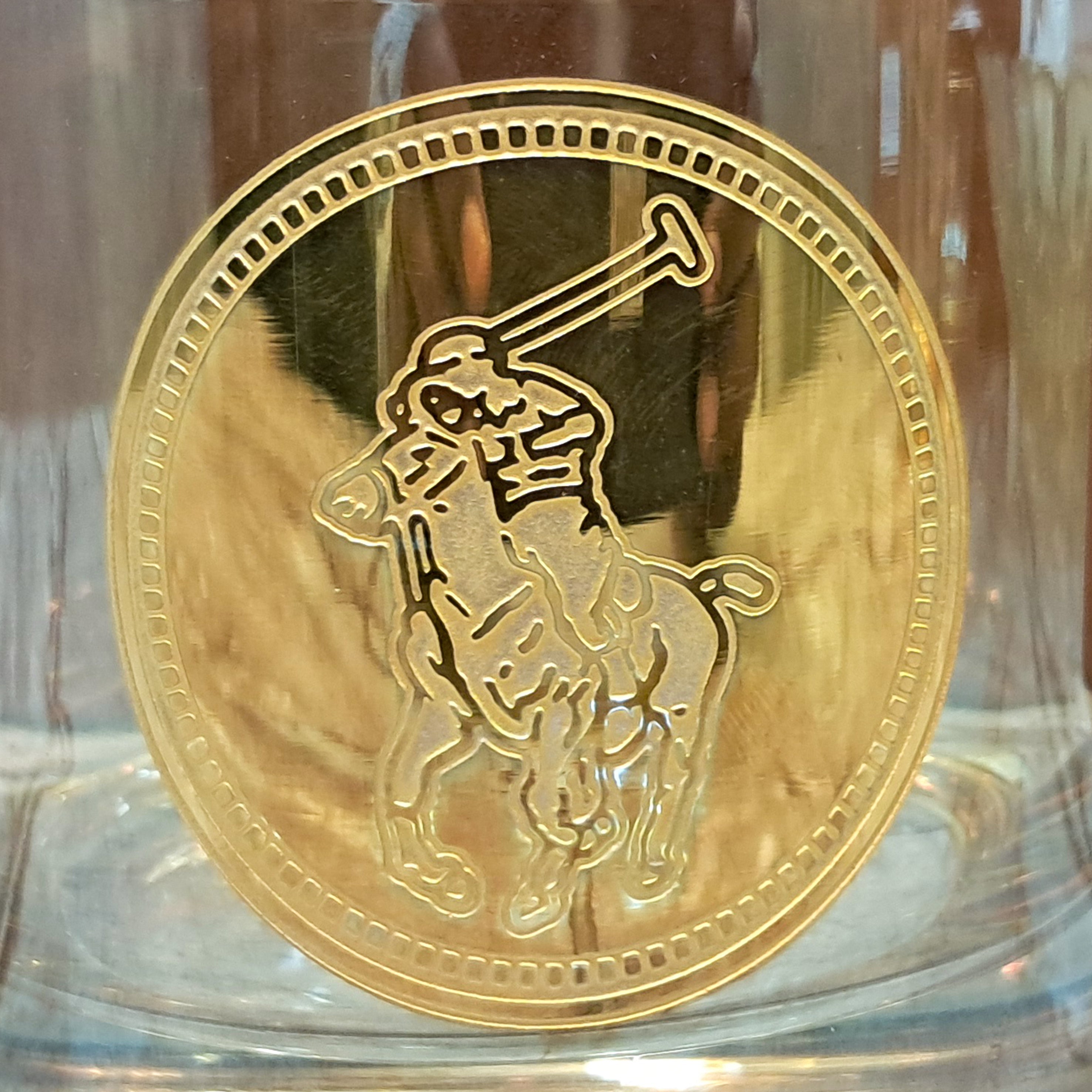 Hand Crafted Gold Decorated Whiskey Glasses, Capacity:360 ML for Home and Kitchen - Ideal Gift for Housewarming
