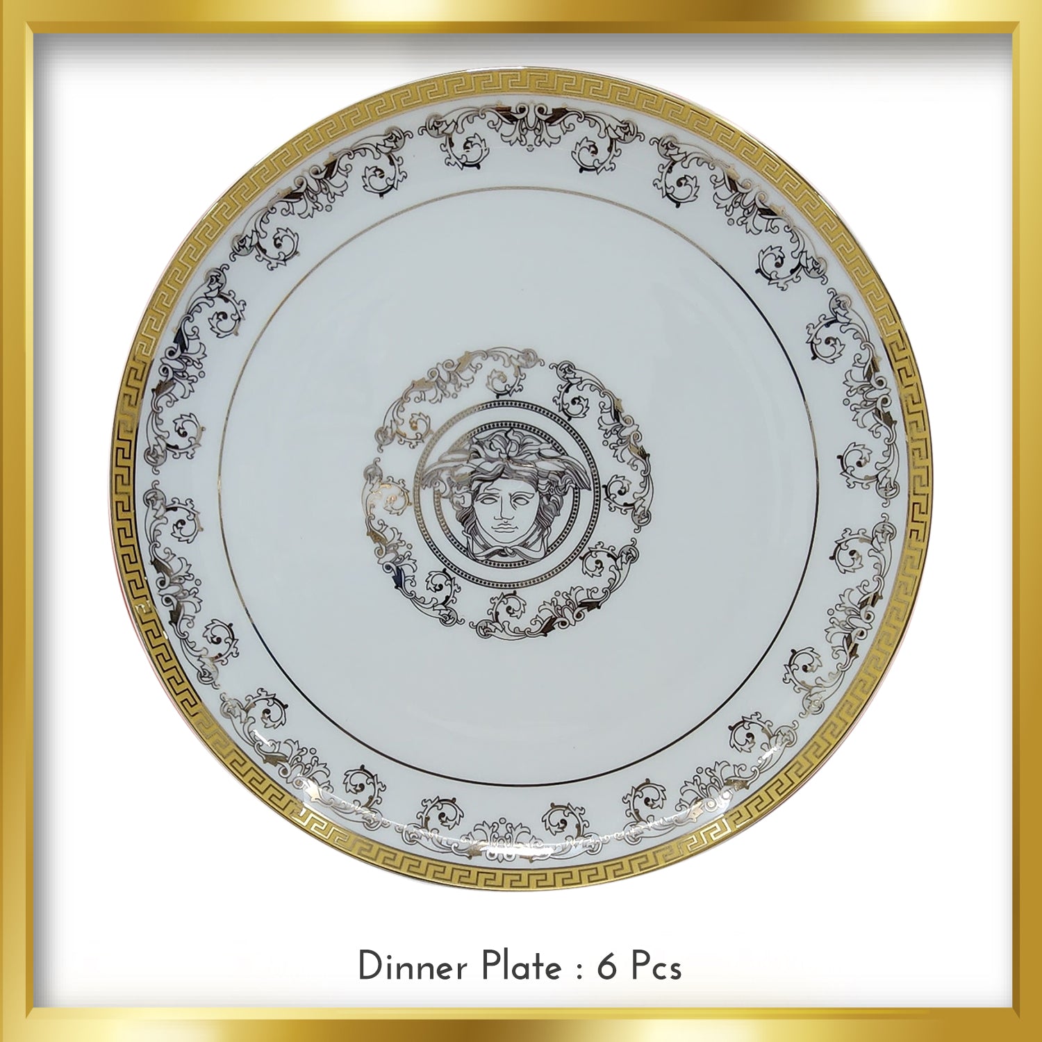 Fine Bone China Dinner Set 24K" Real Gold Plated 35 PCS.