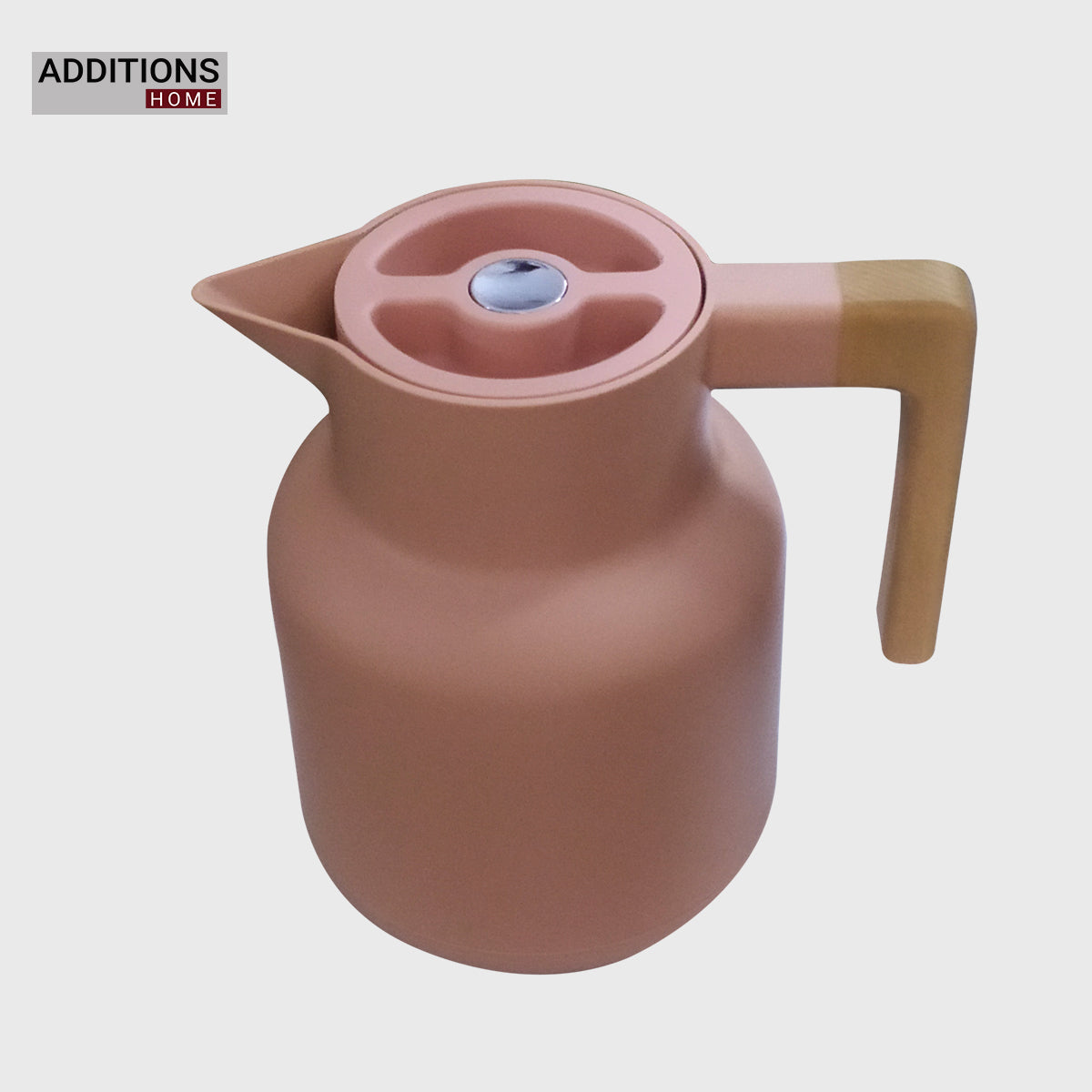 Vacuum Flask with Wooden Handle - 1 Ltr.