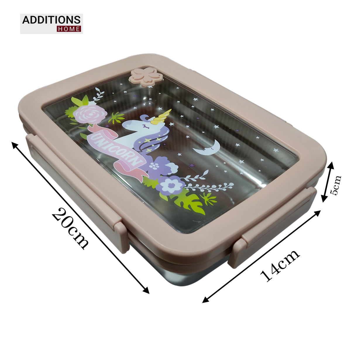 Unicorn Stainless Steel Insulated Lunch Box , 1180ML
