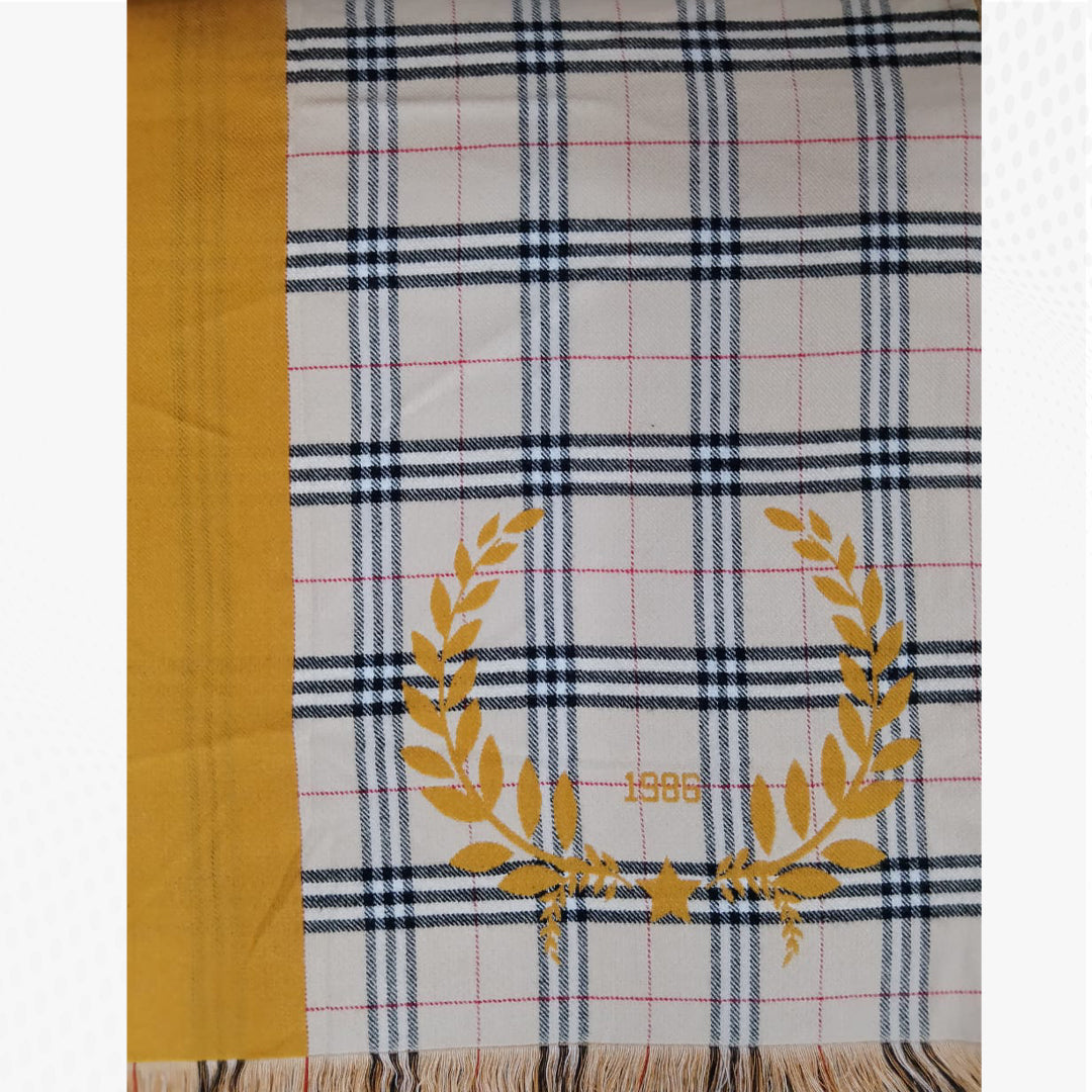 Handcrafted Pure Cashmere Pashmina Wool Stole. 88x66cm