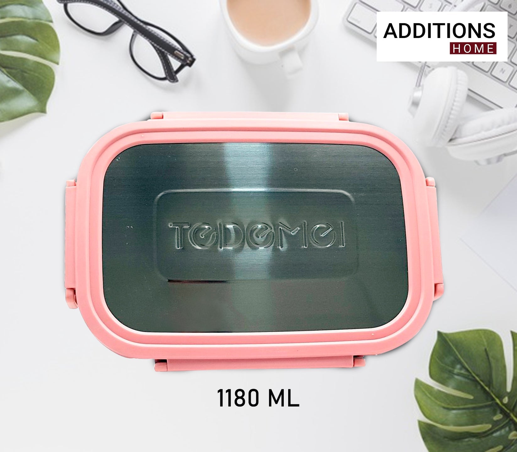 Stainless Steel Insulated Lunch Box with insulated stainless steel box, 1180ML 6578