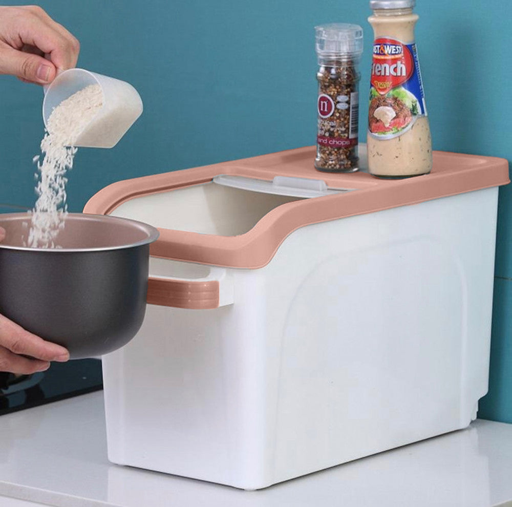 Food Storage Container Rice, Flour, Dry Food, Pets Food Capacity 10KG.