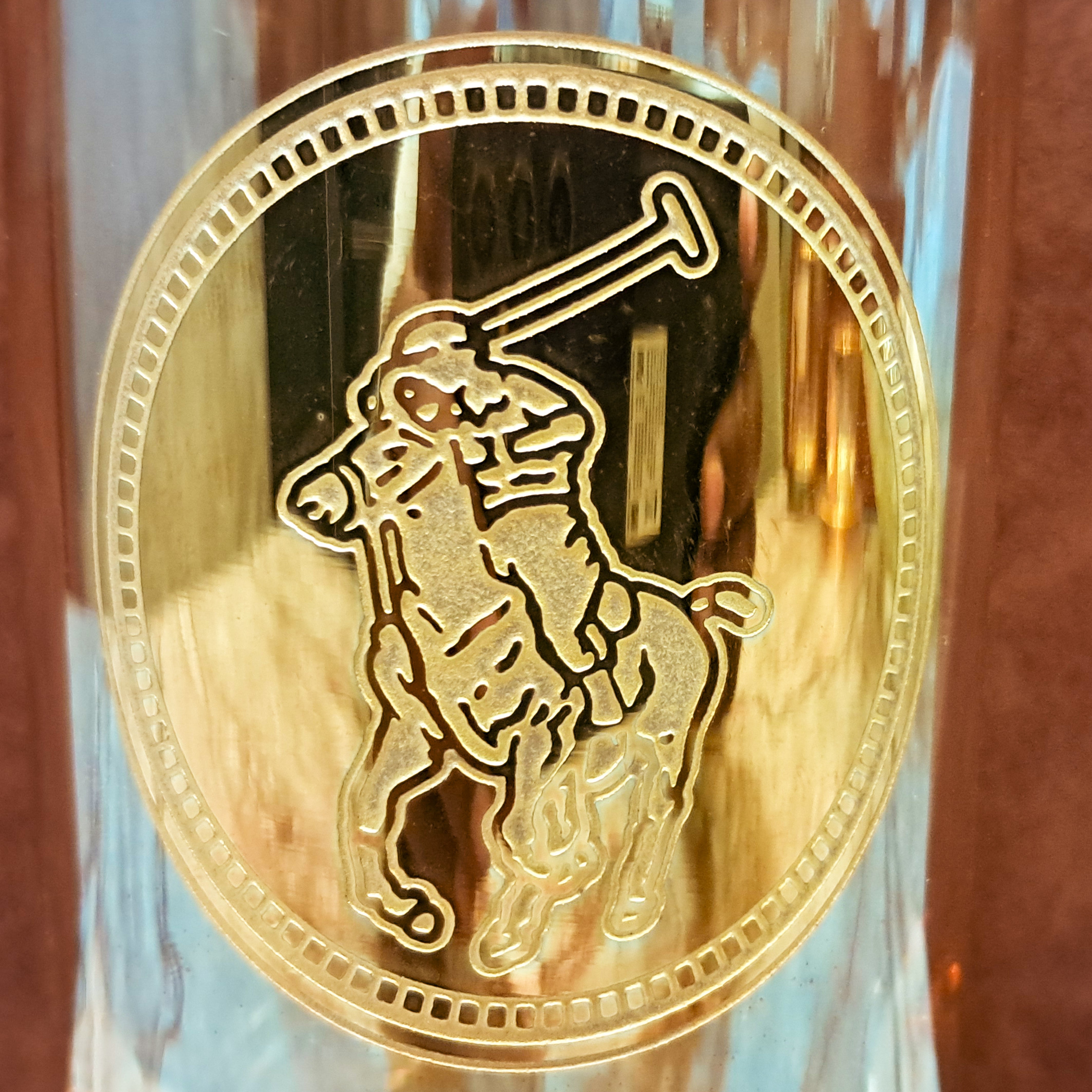 Hand Crafted Gold Plated Long Glasses Capacity: 370 ML, for Home and Kitchen - Ideal Gift for Housewarming