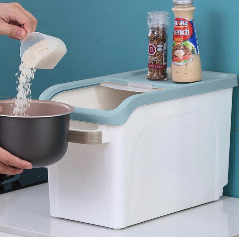 Food Storage Container Rice, Flour, Dry Food, Pets Food Capacity 10KG.