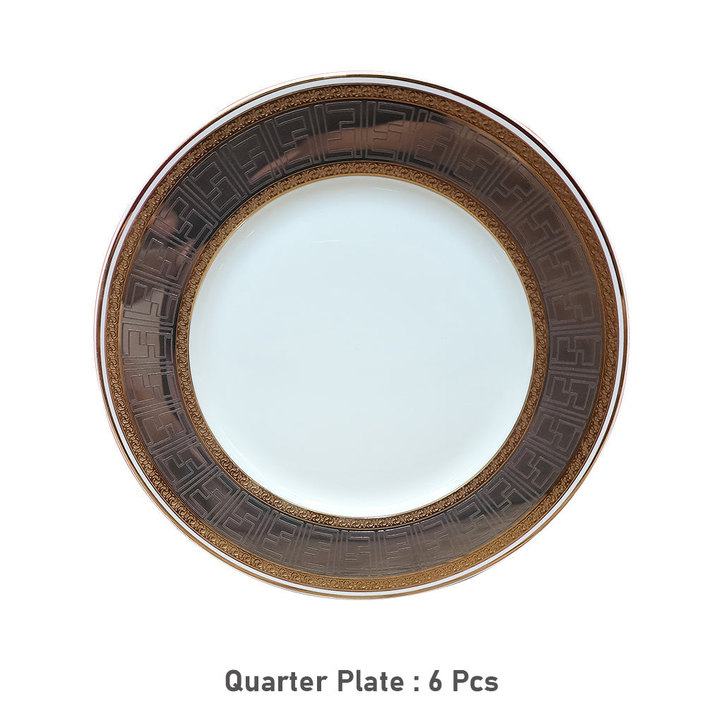 Fine Bone China Dinner Set 24k" Gold Plated 35 PCS.