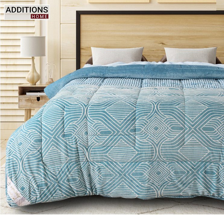 Microfiber Reversible Winter Double Bed Luxury Quilt. 220x240cm