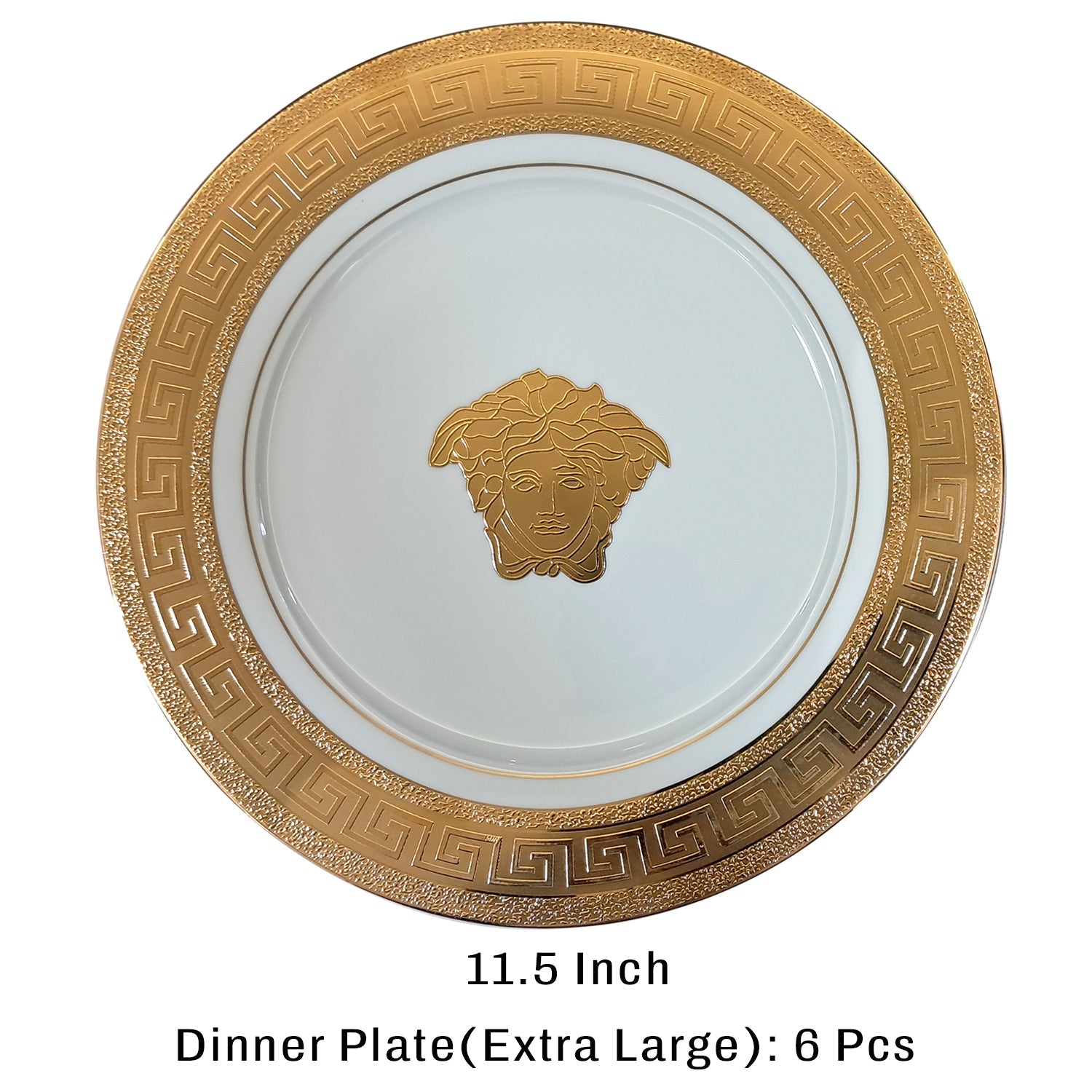 Fine Bone China Dinner Set 24K Real Gold Plated 35 PCS.