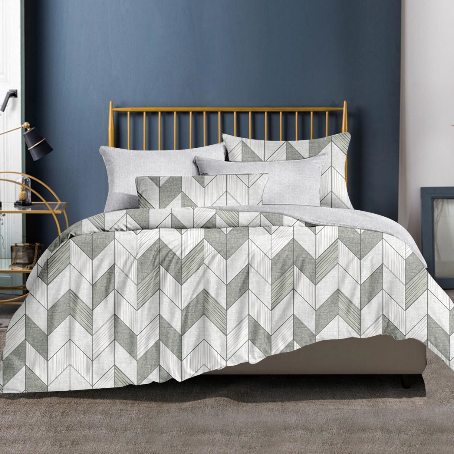 AC Comforter set with matching Bedsheet and Pillow Cover (King Size: 90x108 Inch) BY SPREAD SPAIN