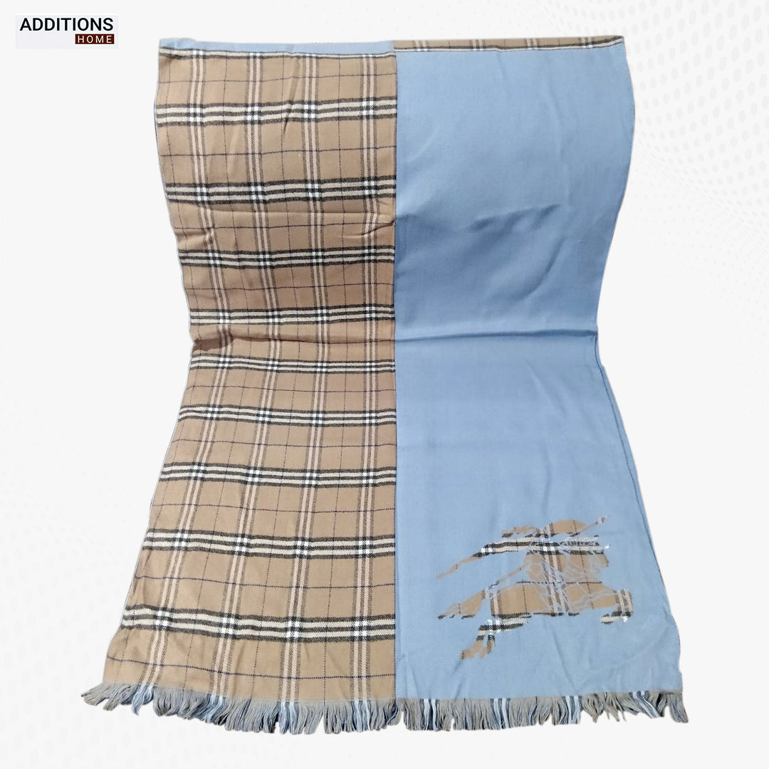 Handcrafted Pure Cashmere Pashmina Wool Stole. 88x66cm