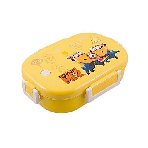 Cartoon Print Stainless Steel Insulated Lunch Box | Tiffin for School College and Office Lunchbox for Birthday Return Gift Boys Girls Kids