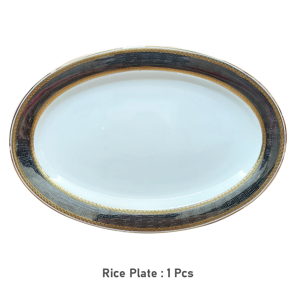 Fine Bone China Dinner Set 24k" Gold Plated 35 PCS.