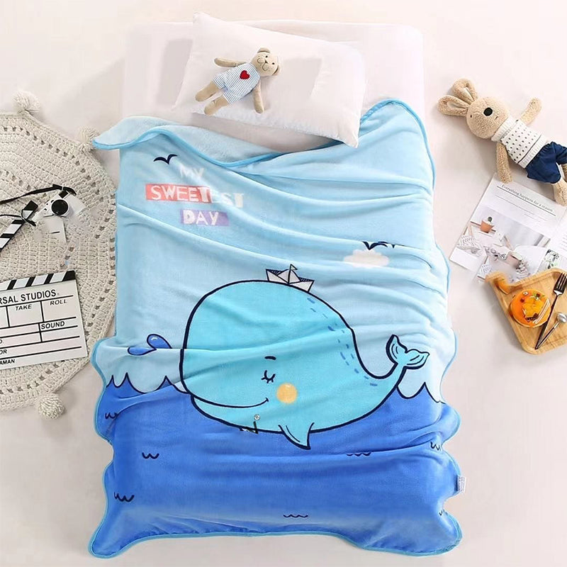 Soft Flannel for AC Baby Blanket for Kids Toddlers New Born Boys Girls