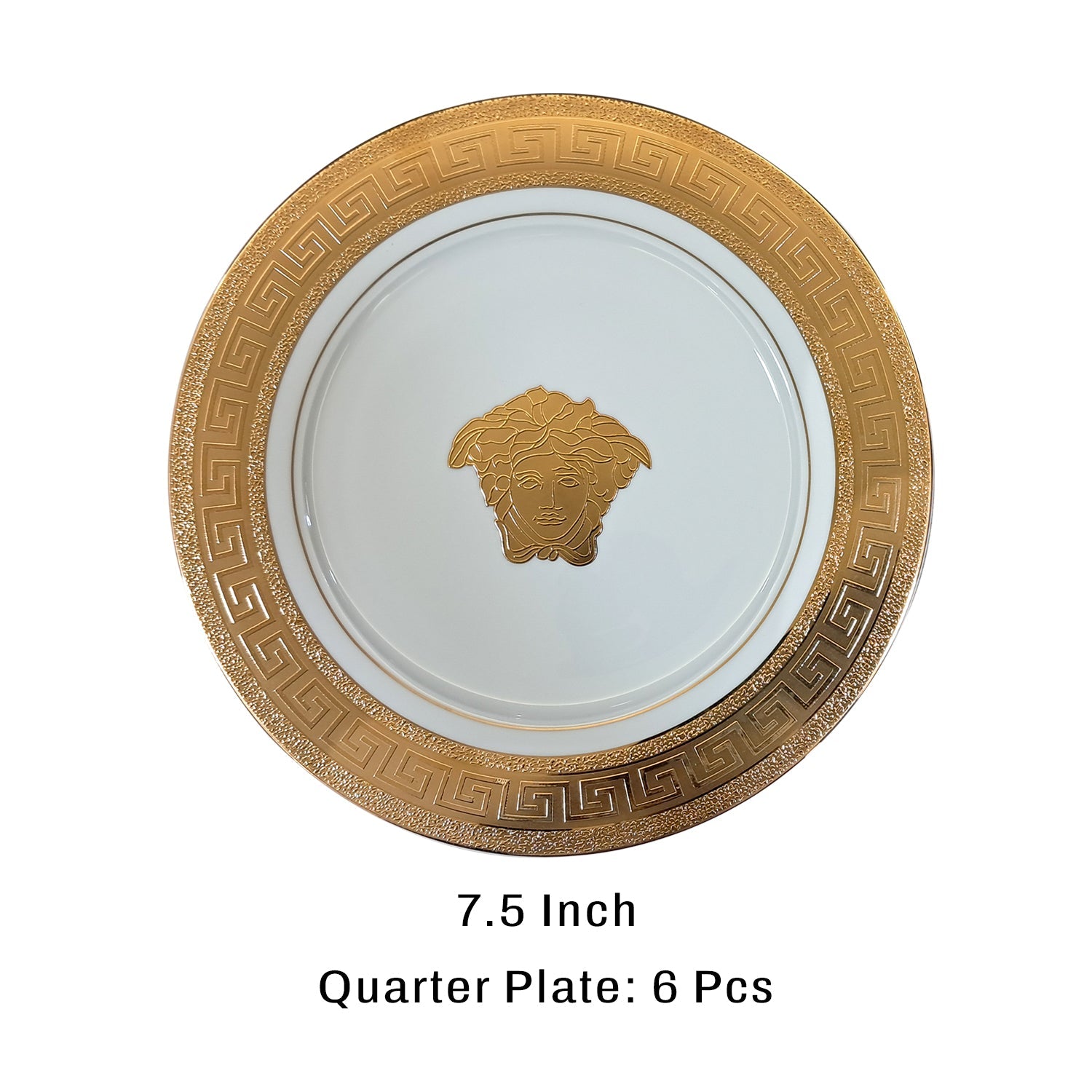 Fine Bone China Dinner Set 24K Real Gold Plated 35 PCS.