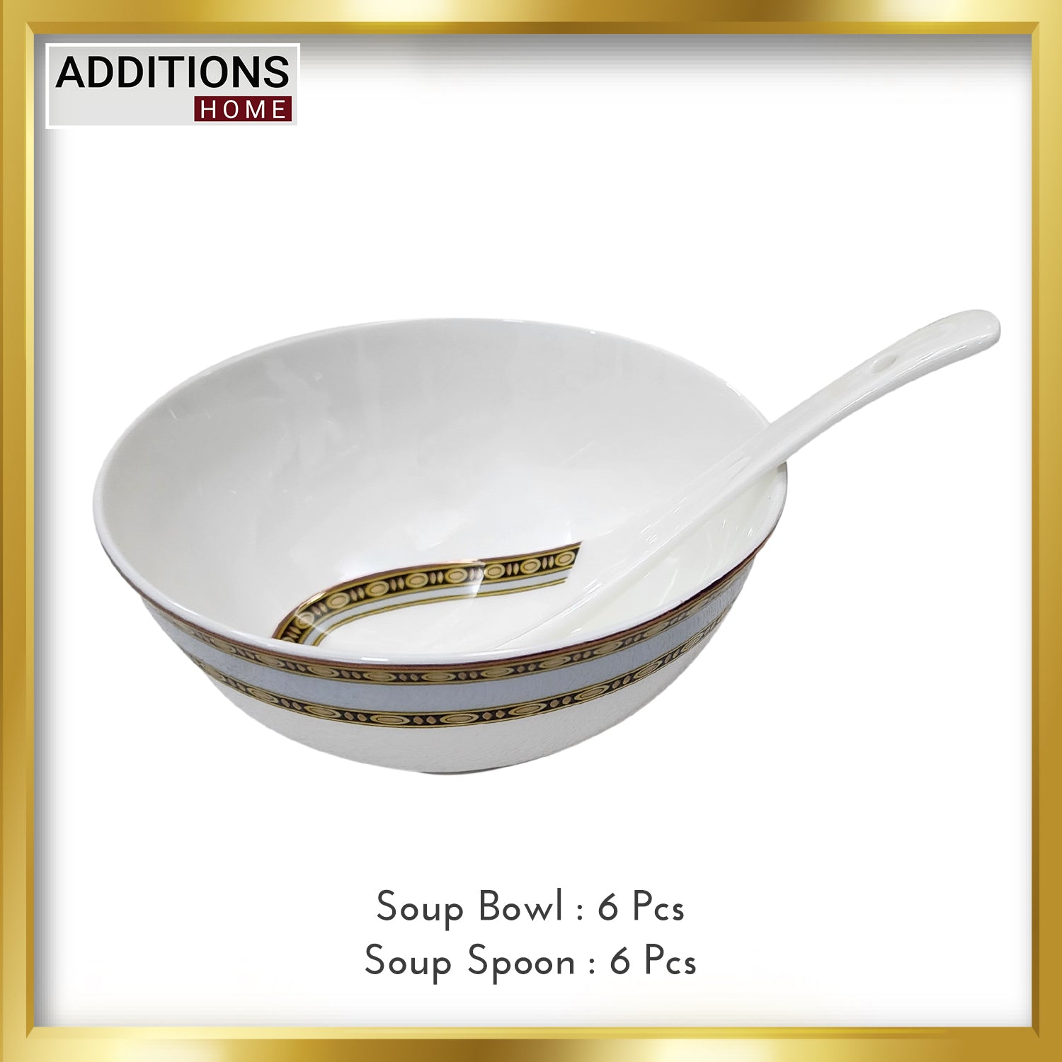 Fine Bone China Dinner Set 24k" Real Gold Plated 35 PCS.