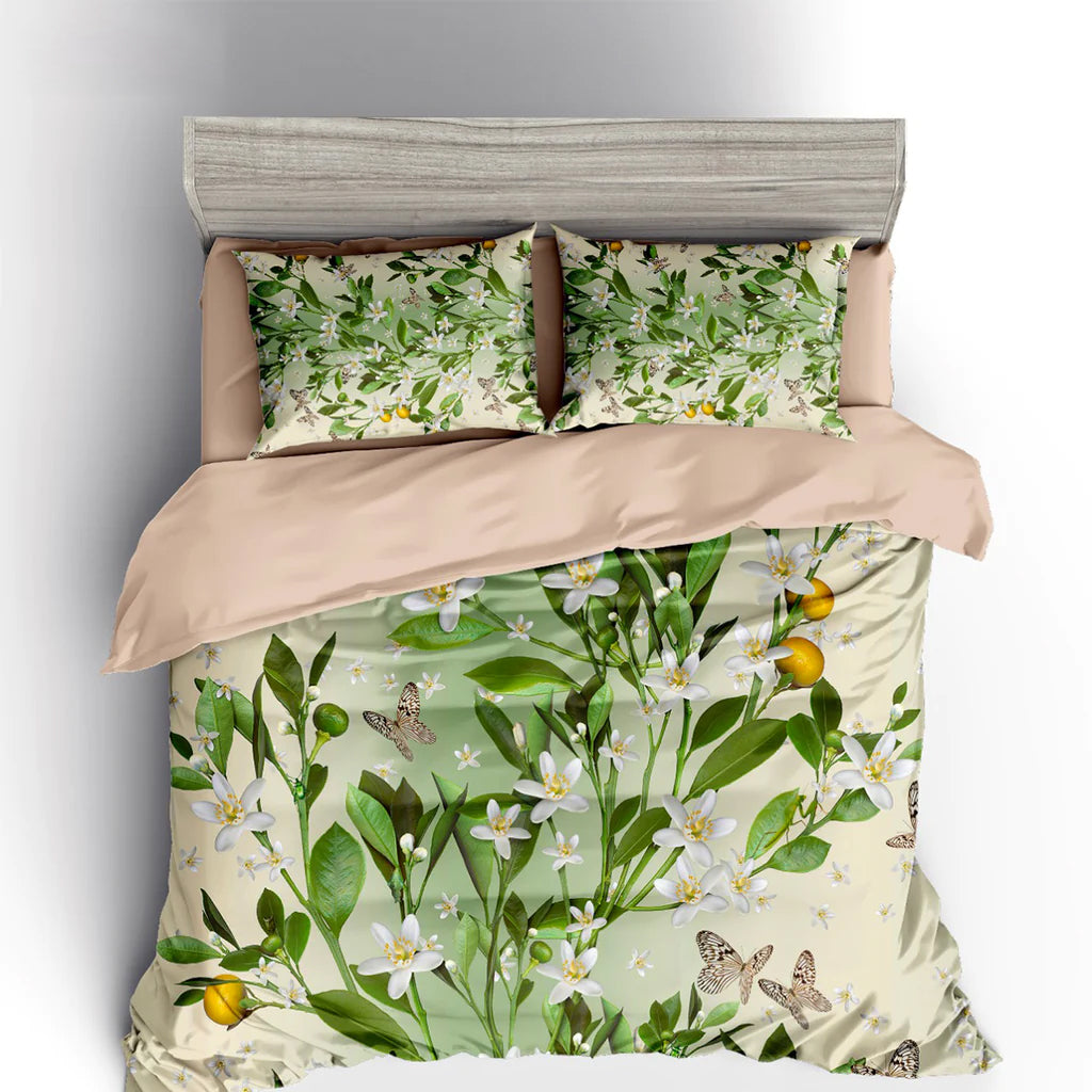 Premium Velveteen designer King Size Double Bedsheet - 100 X 108 Inches with 2 Pillow Covers - 3 Pcs Set