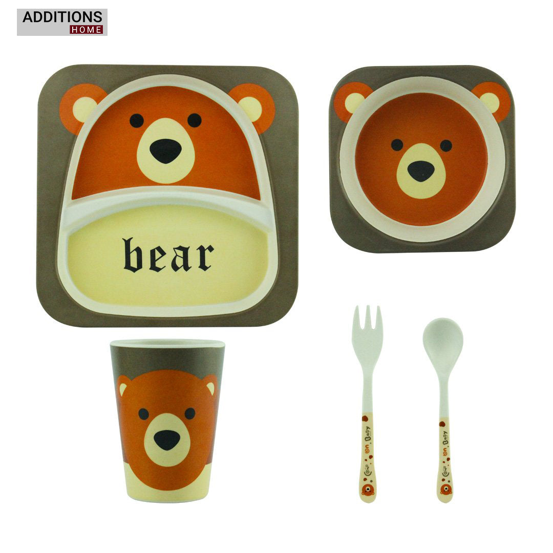 Bamboo Fiber Kids Set, 5 Pcs Set.