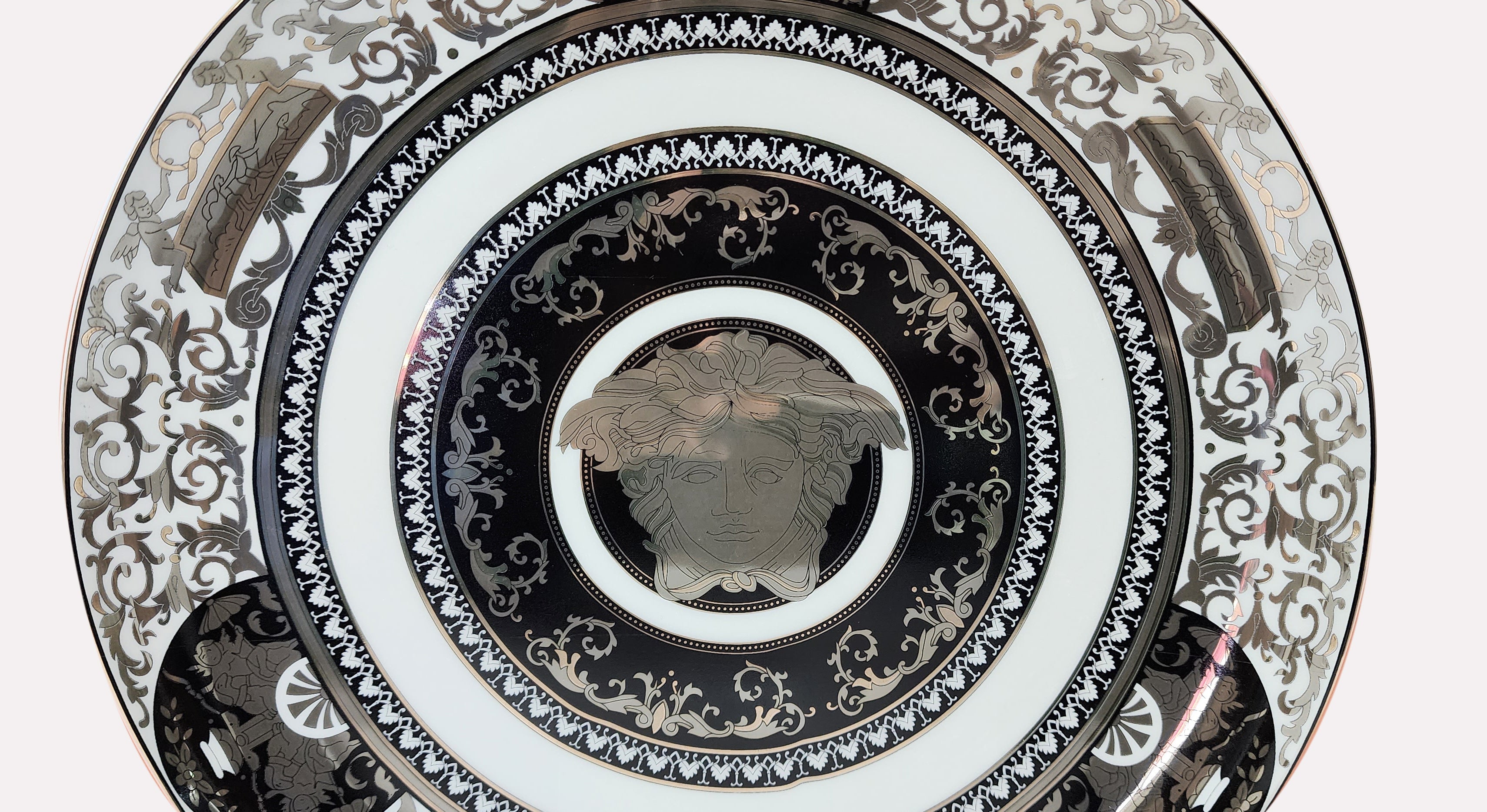 Fine Bone China Dinner Set 24k" Silver Plated 35 PCS.
