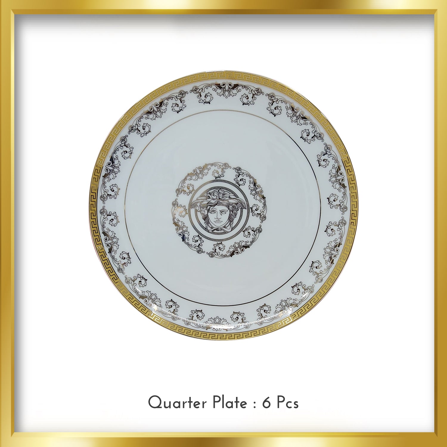 Fine Bone China Dinner Set 24K" Real Gold Plated 35 PCS.