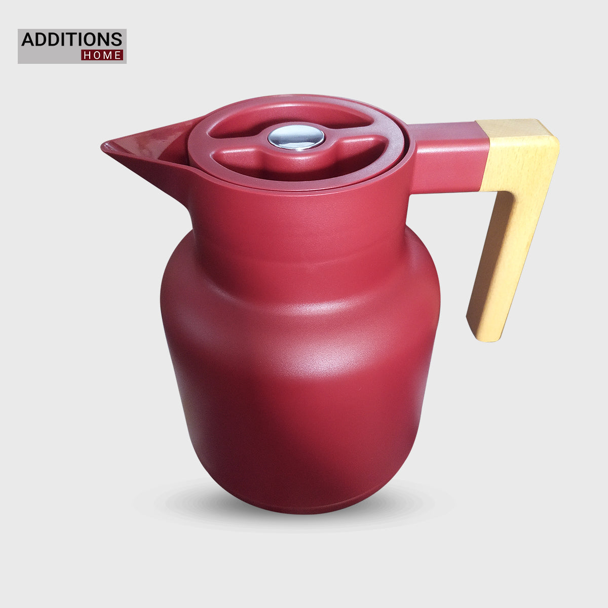 Vacuum Flask with Wooden Handle - 1 Ltr.