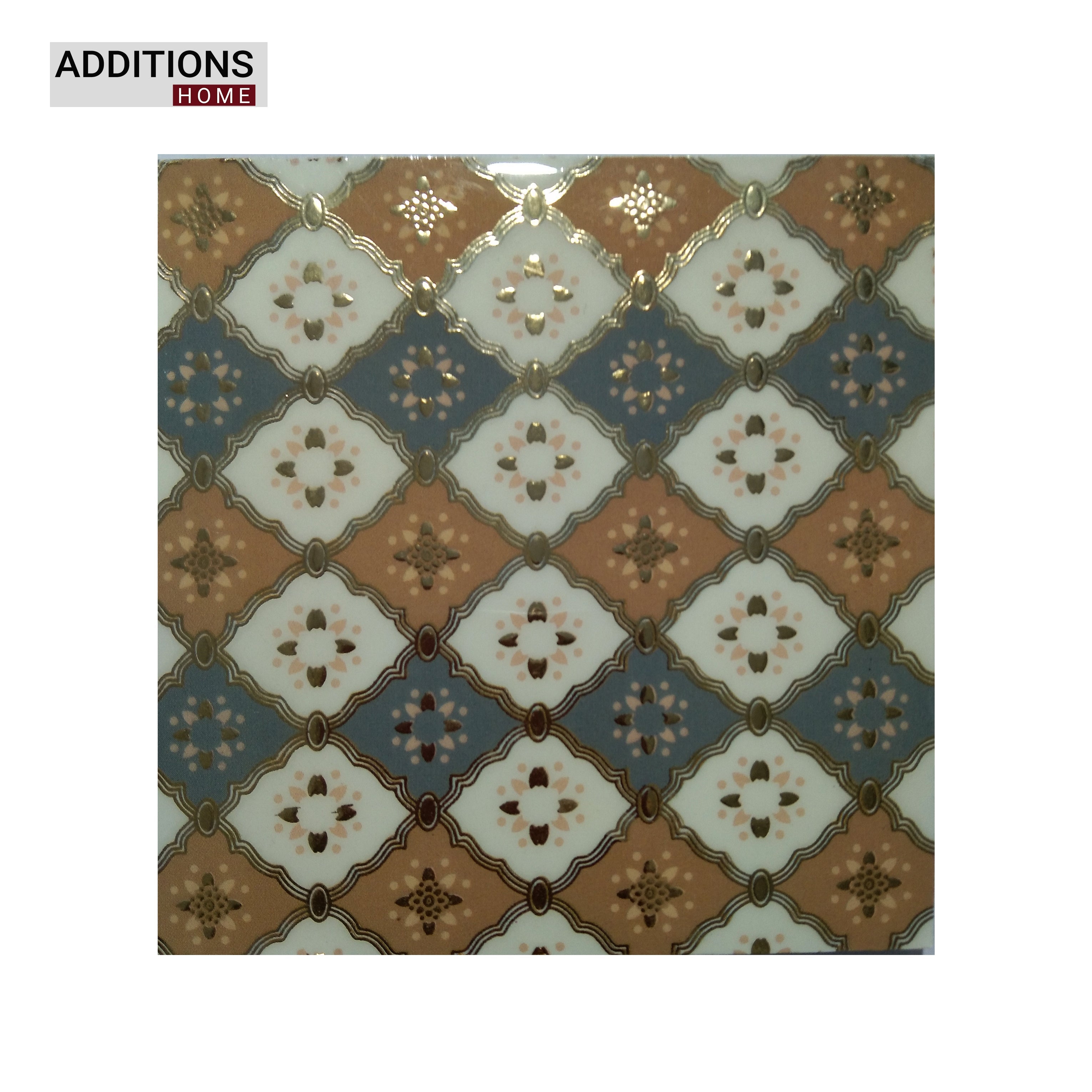 Beautiful Designer Printed Coasters Set of 6 PCS (MDF Wooden, 9.5x9.5 cm, Square)