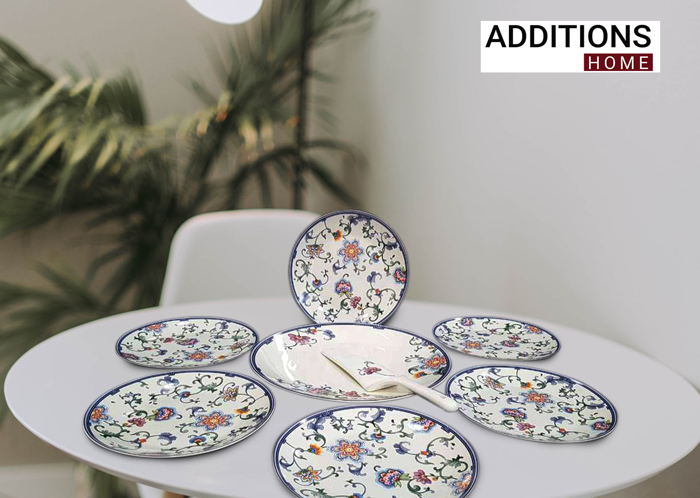 Fine Bone China Ceramic Cake Set 8 PCS from Japan