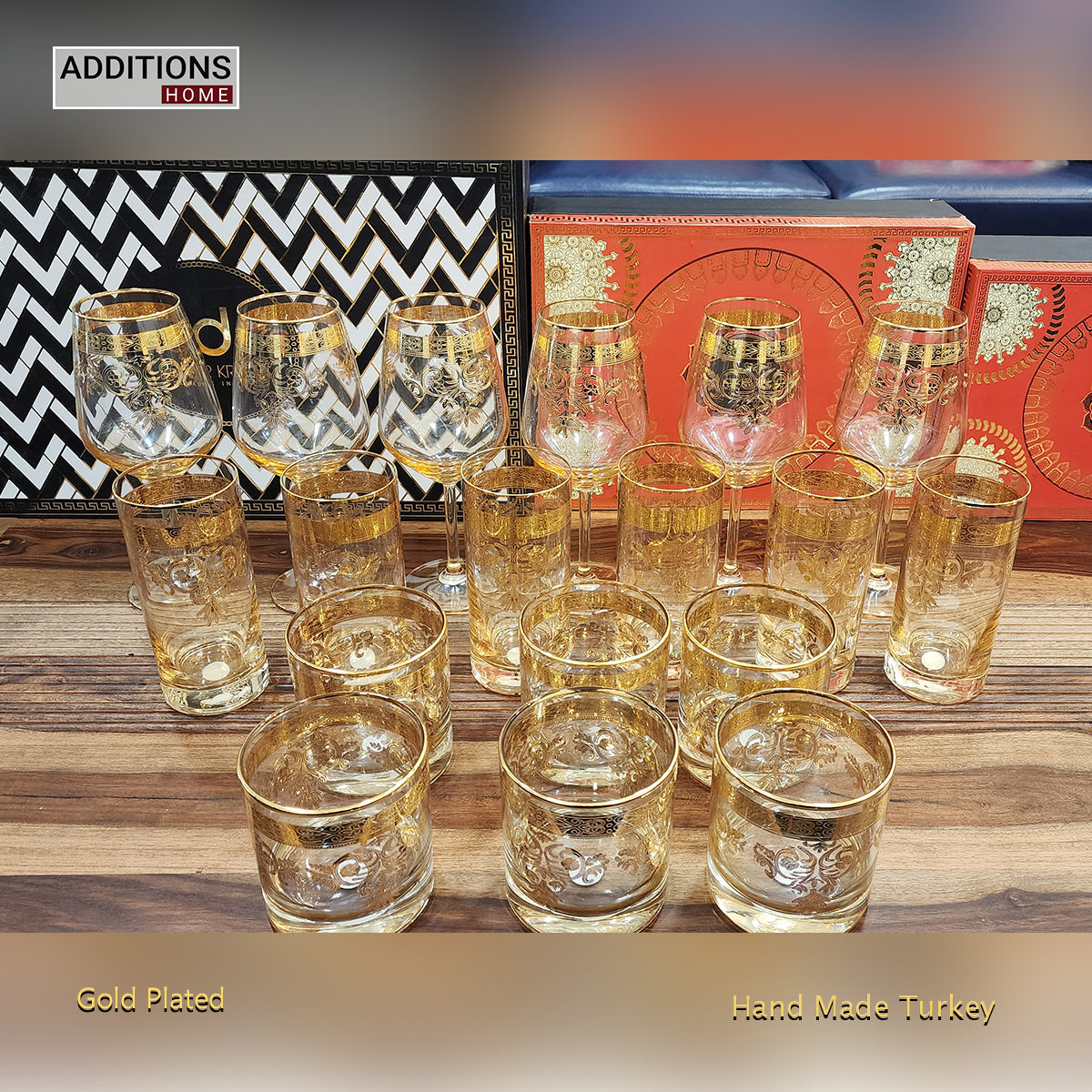 Glass Carnival Set Of 18 Pcs.