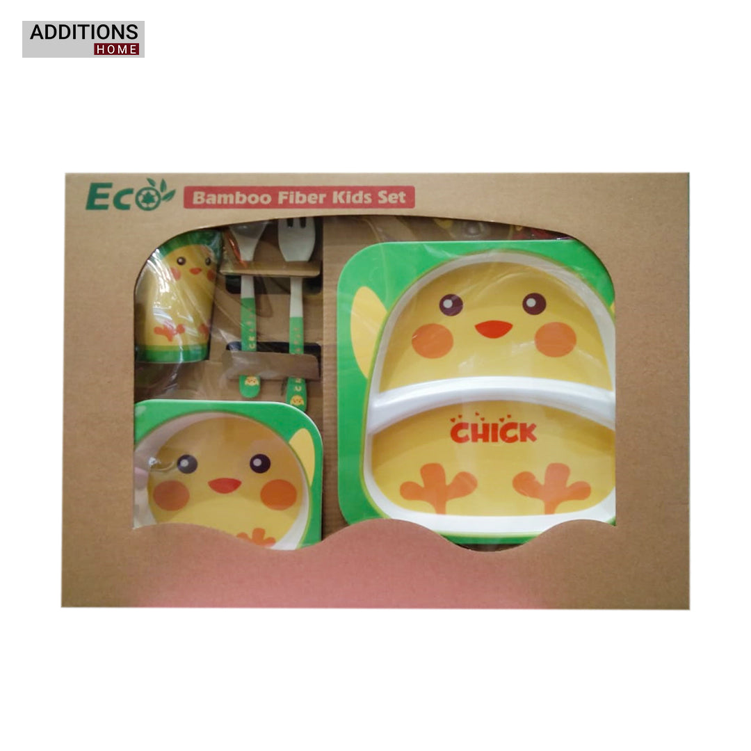 Bamboo Fiber Kids Set, 5 Pcs Set.