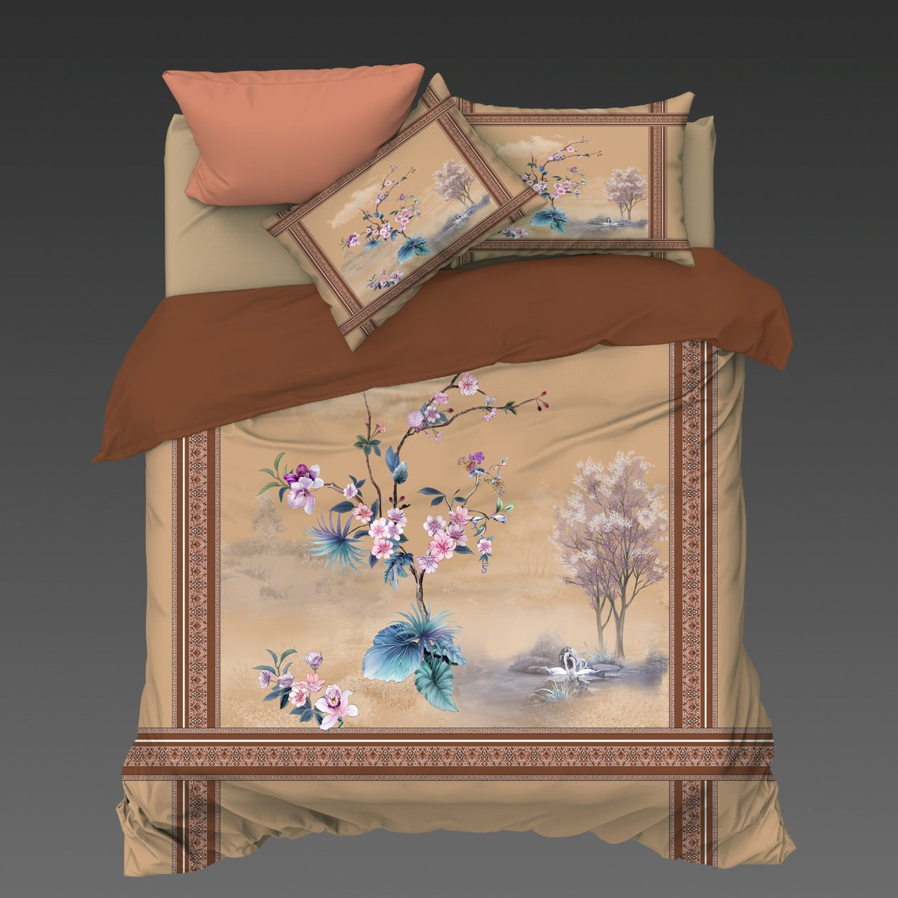 Super Soft Velveteen Warm Digital Printed Winter Quilt - 220 x 240 CM