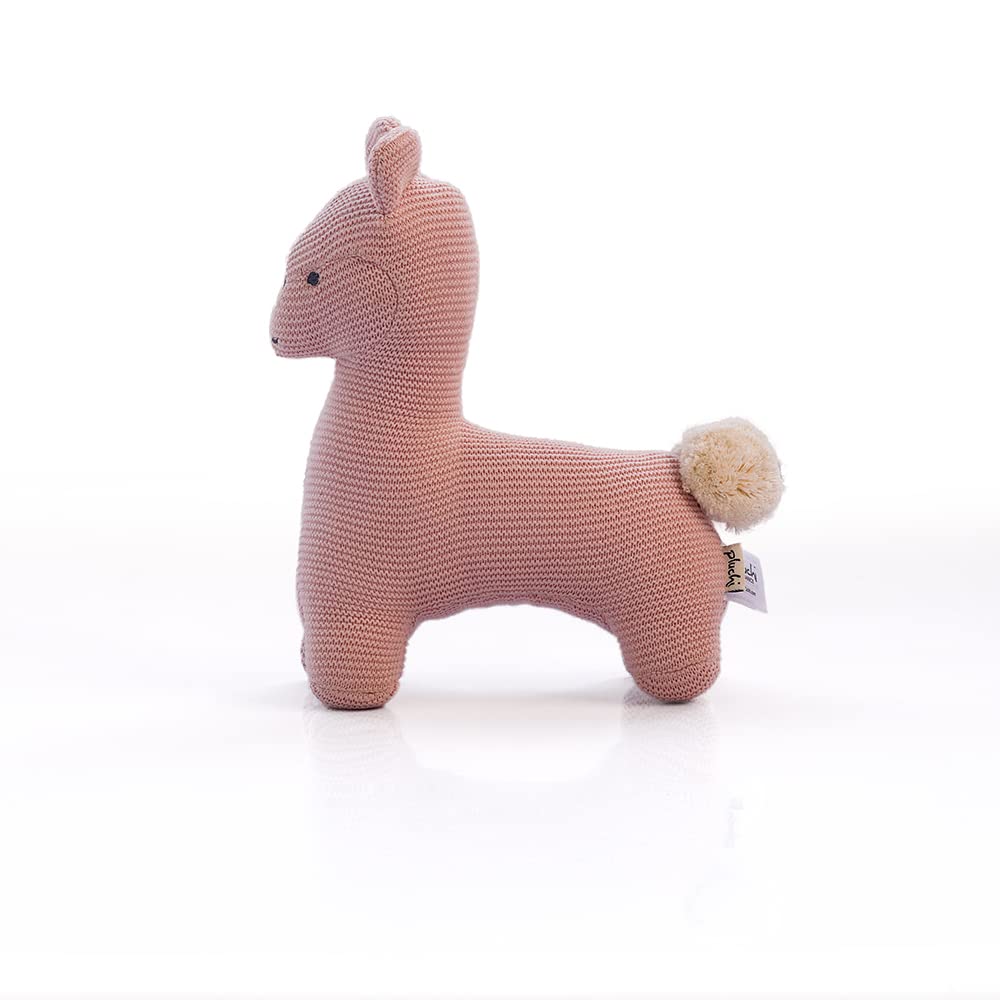 Sweet Lama Gift Bundle- (Set of 2 - Blanket & Soft Toy ) in Pink Pearl