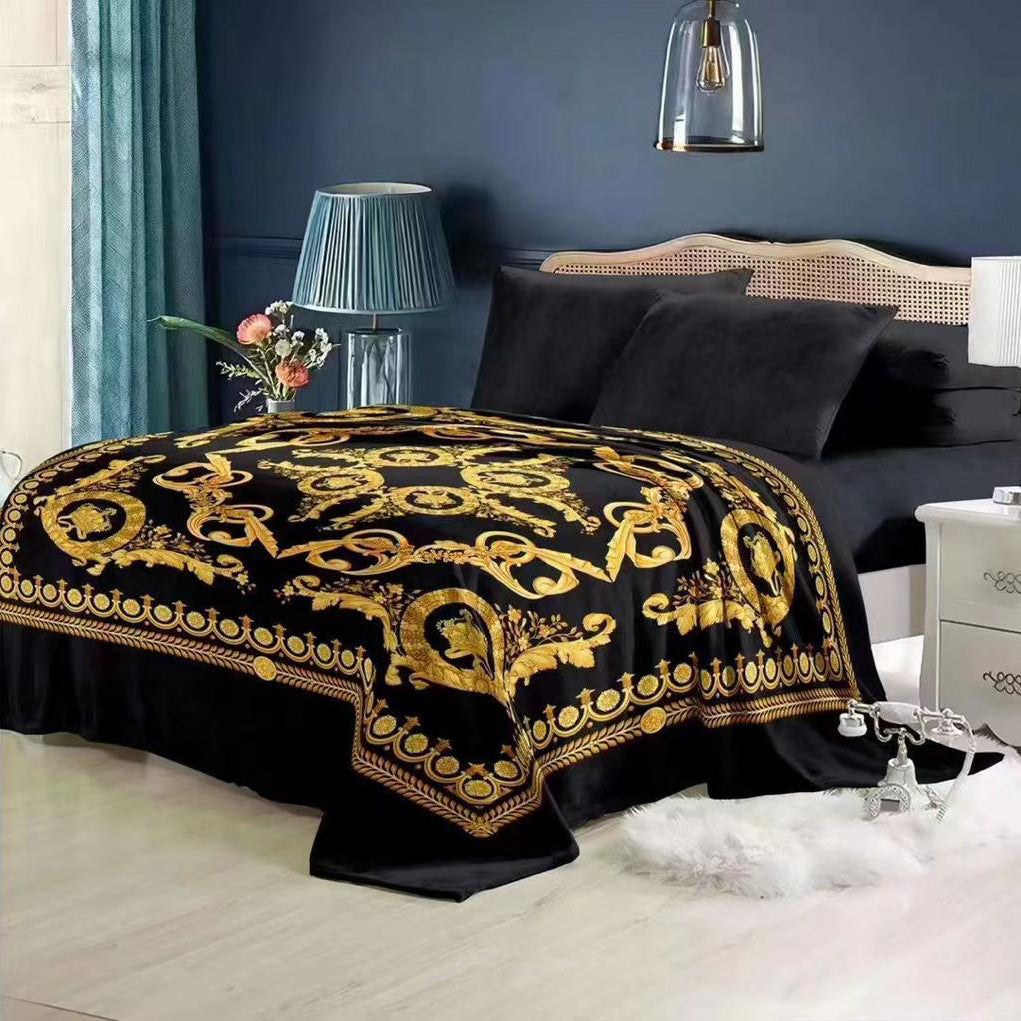 24K Gold Classic Blanket King Size 220x240CM