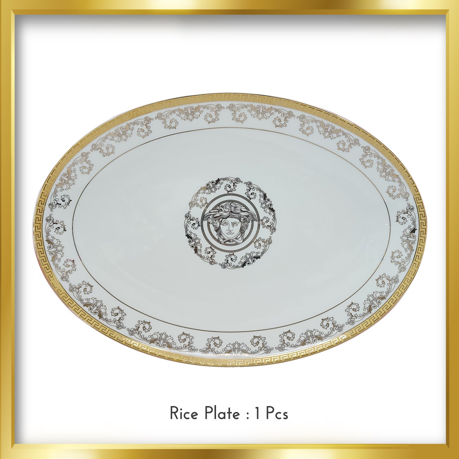 Fine Bone China Dinner Set 24K" Real Gold Plated 35 PCS.