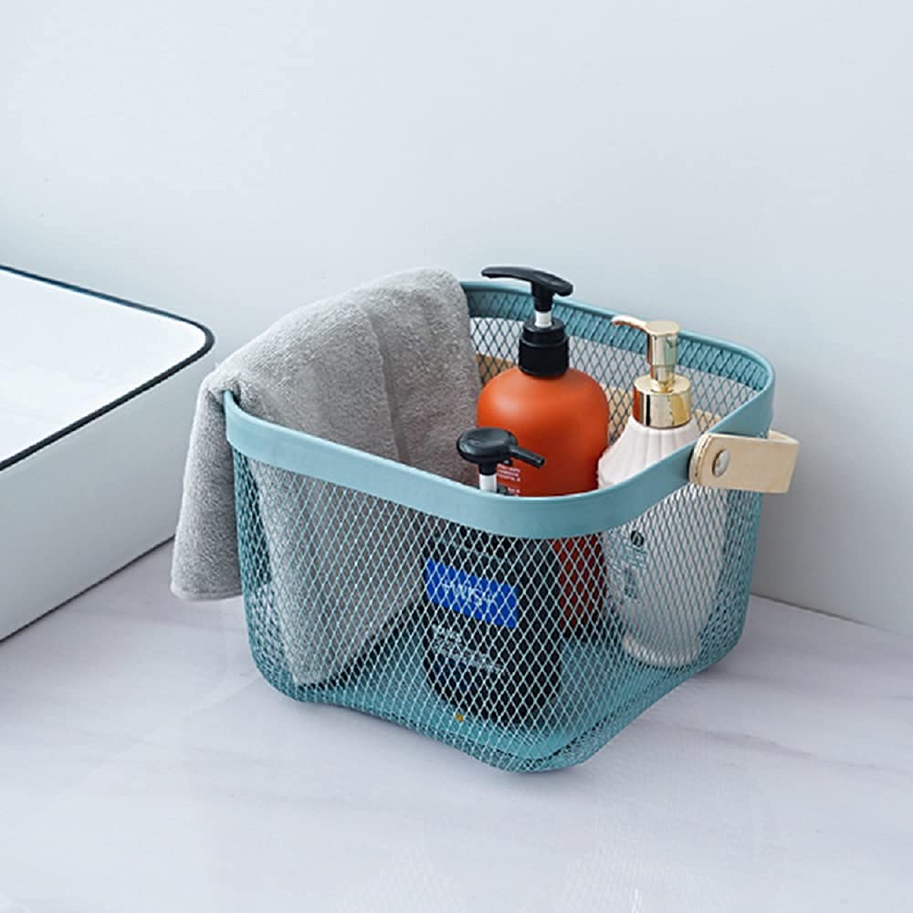 Bamboo Handle Multi-functional Hanging Basket
