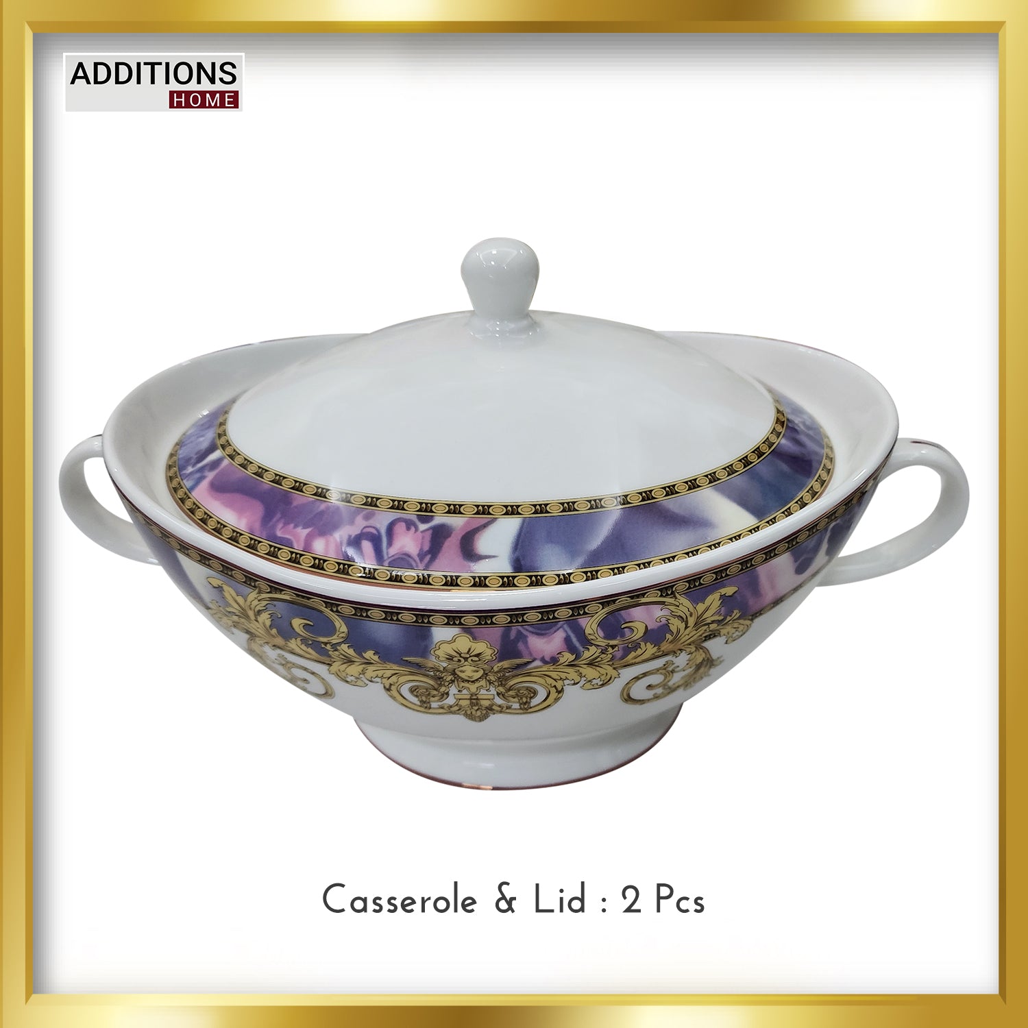 Fine Bone China Dinner Set 24k" Real Gold Plated 35 PCS.