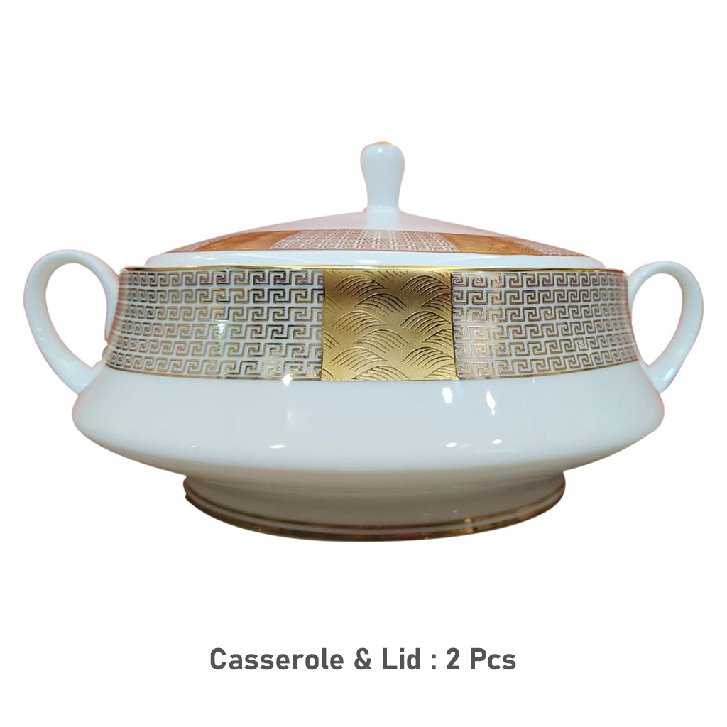 Fine Bone China Dinner Set 24k" Gold Plated 35 PCS.