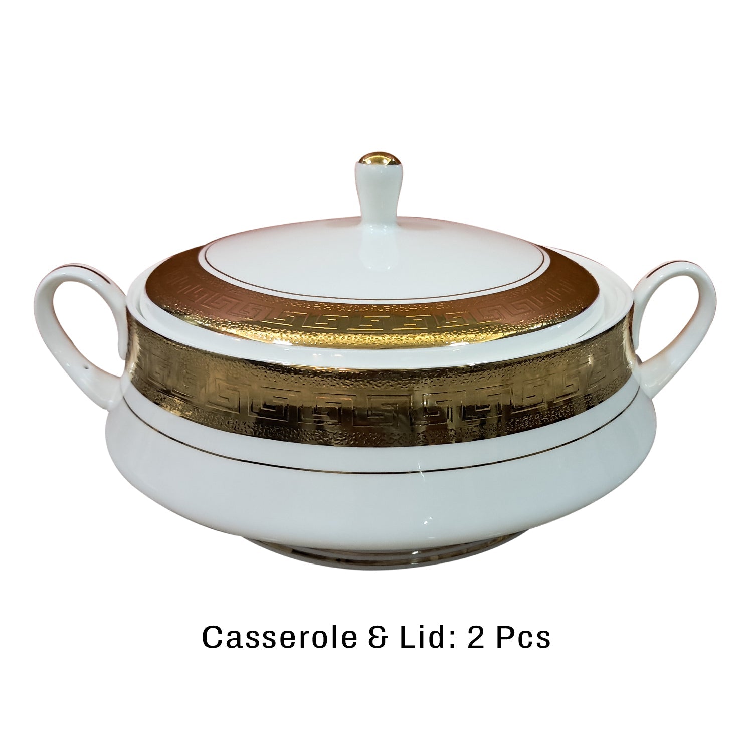 Fine Bone China Dinner Set 24K Real Gold Plated 35 PCS.