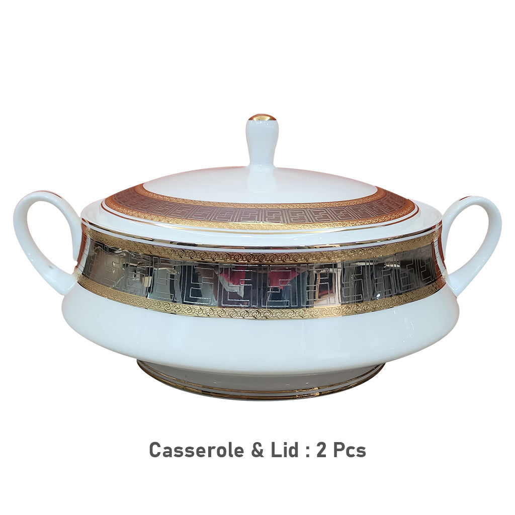 Fine Bone China Dinner Set 24k" Gold Plated 35 PCS.