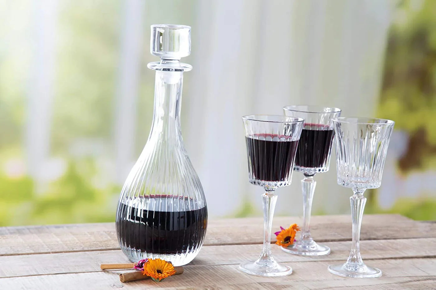 RCR(Made In Italy) Timeless Crystal Wine Decanter with Stopper 900 ML