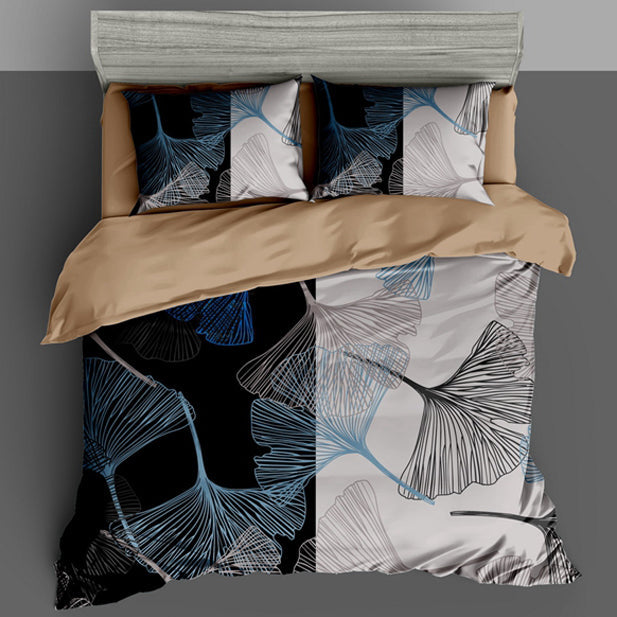 100% Comfortable 300 TC King Size Double Bedsheet Digital Print - 250 X 275 CM with 2 Pillow Covers - 3 Pcs Set