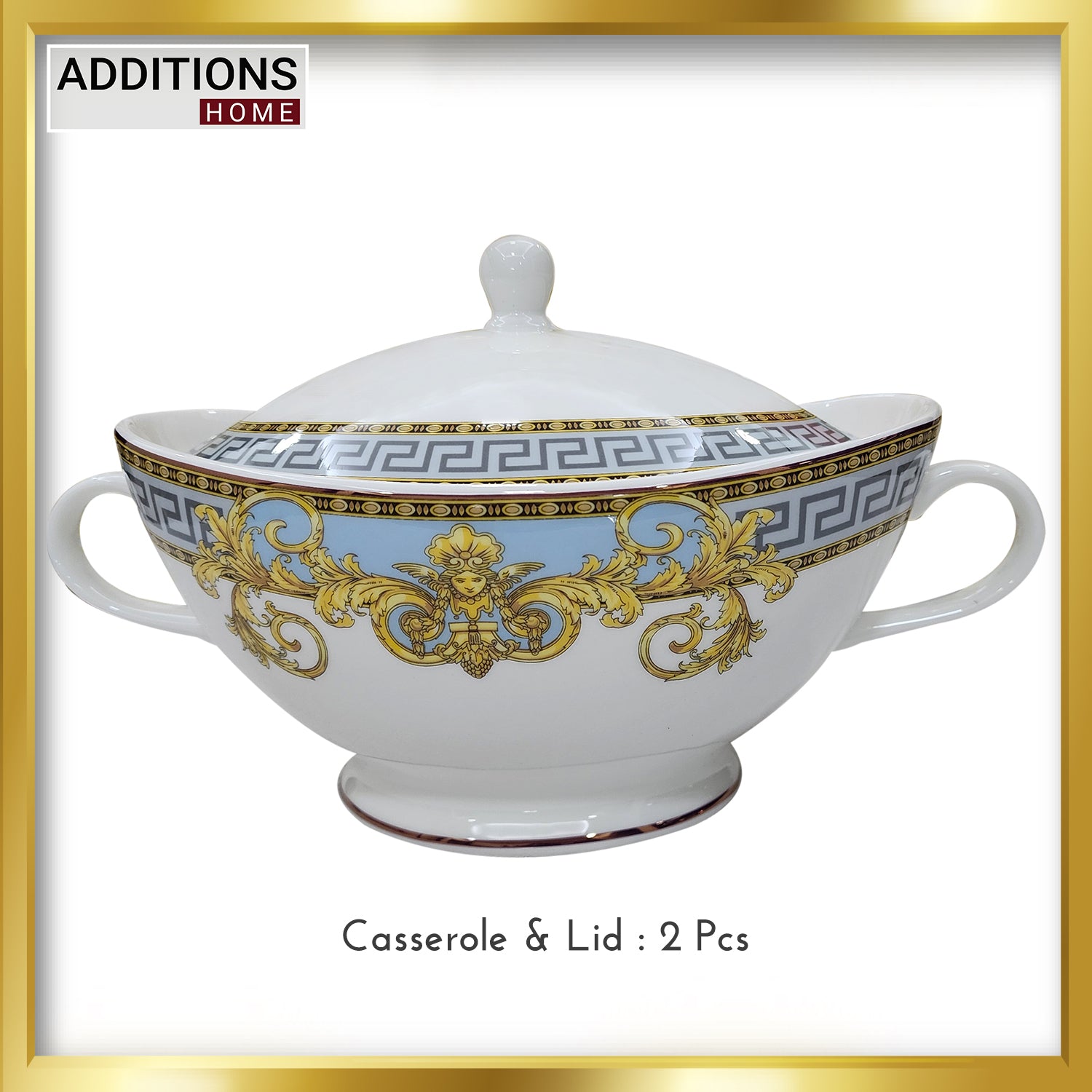 Fine Bone China Dinner Set 24k" Real Gold Plated 35 PCS.