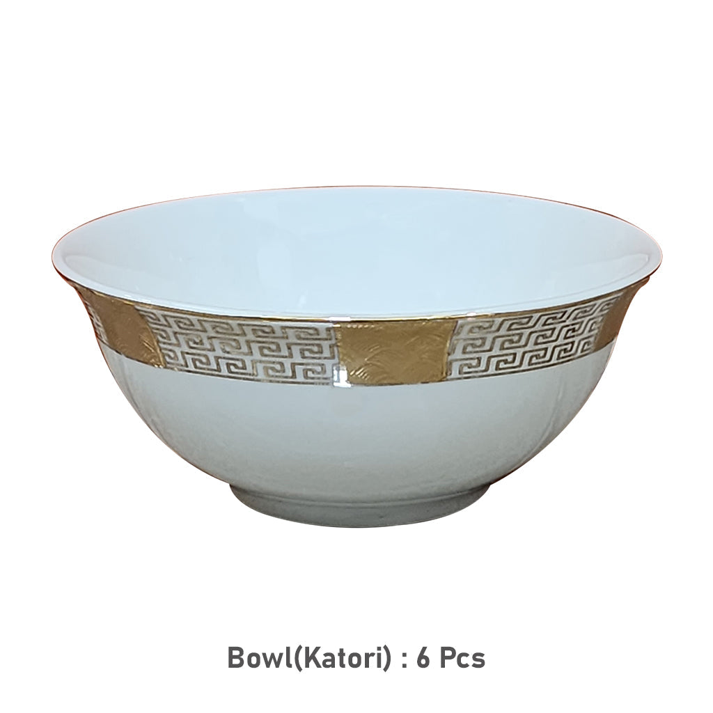Fine Bone China Dinner Set 24k" Gold Plated 35 PCS.