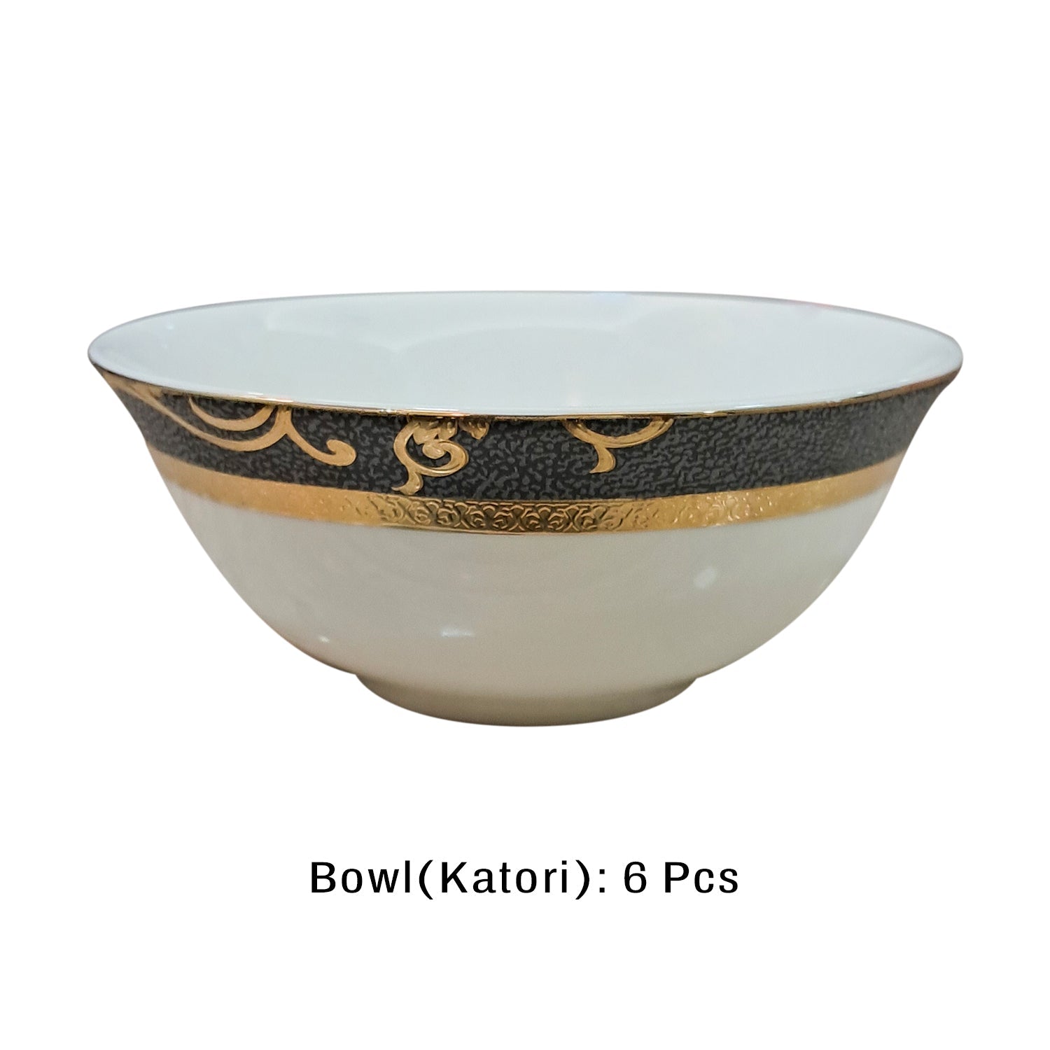 Fine Bone China Dinner Set 24K Real Gold Plated 35 PCS.