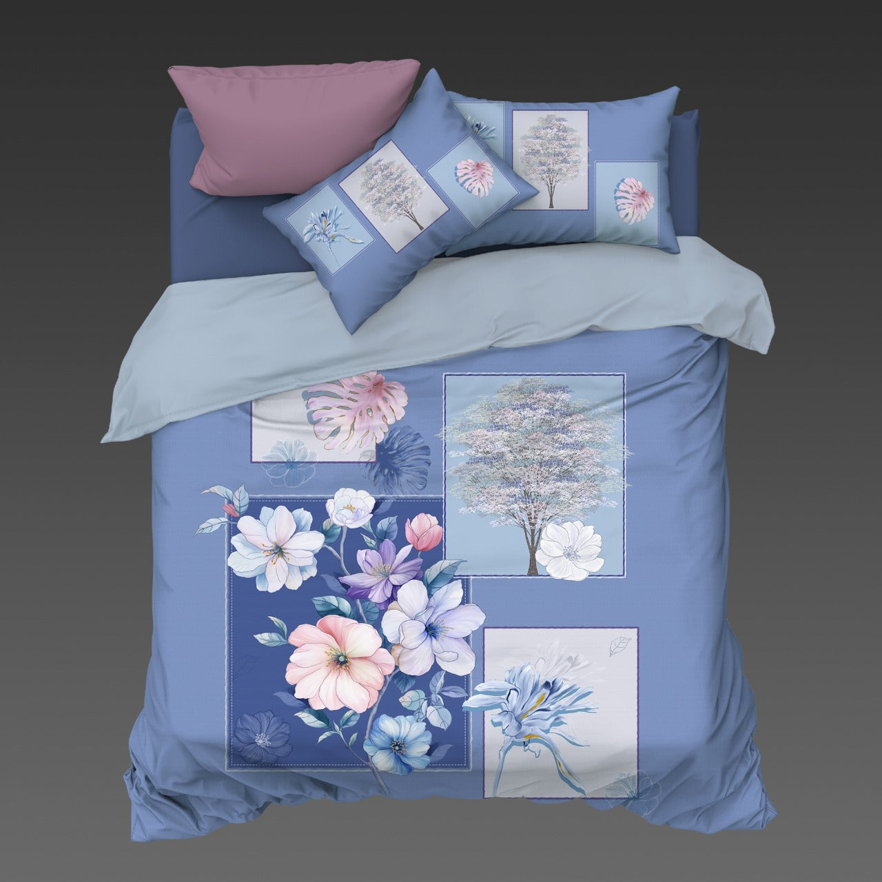 Super Soft Velveteen Warm Digital Printed Winter Quilt - 220 x 240 CM