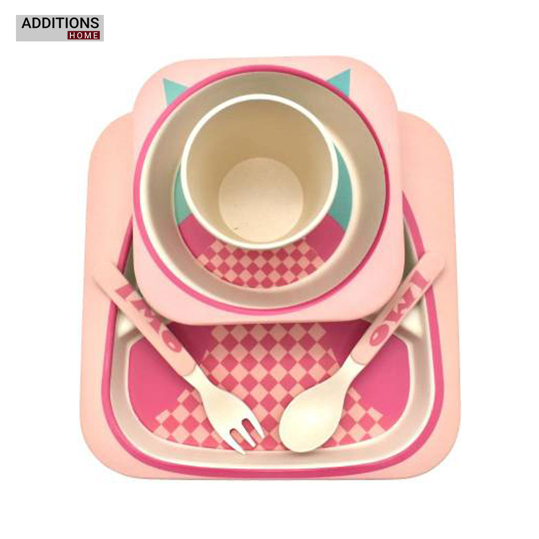 Bamboo Fiber Kids Set, 5 Pcs Set.