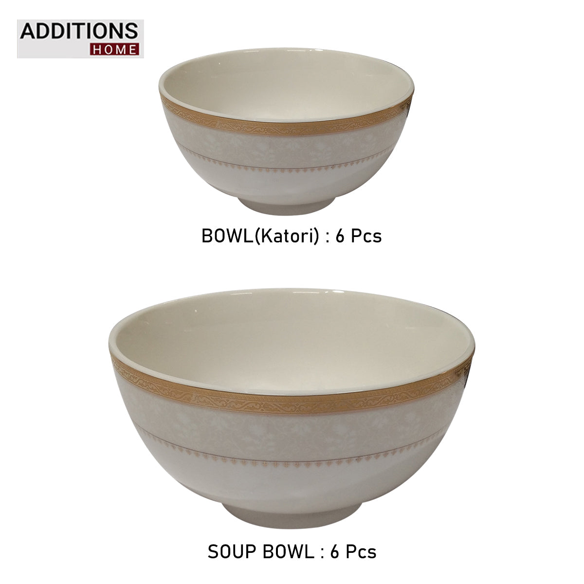 Fine Bone China Dinner Set 24K Gold Plated 38 PCS