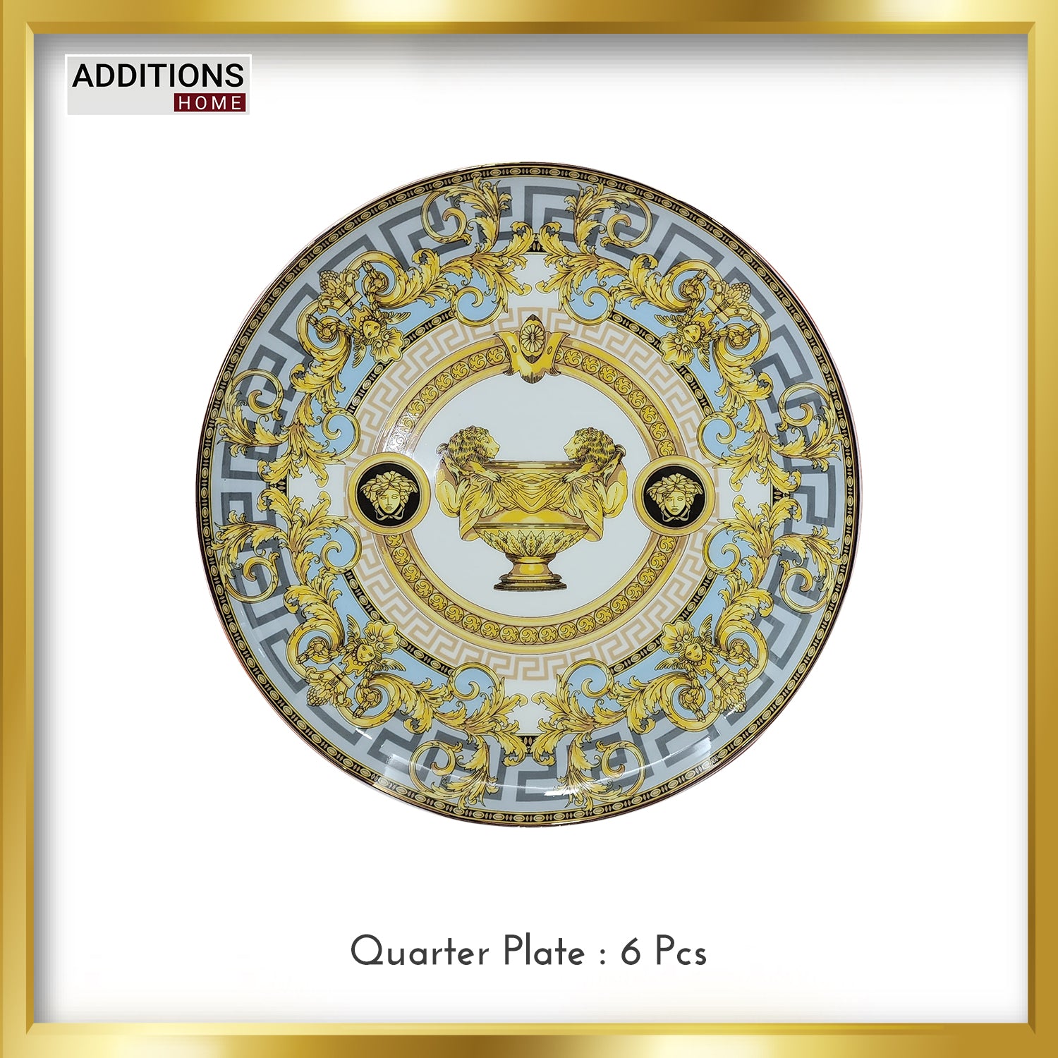 Fine Bone China Dinner Set 24k" Real Gold Plated 35 PCS.