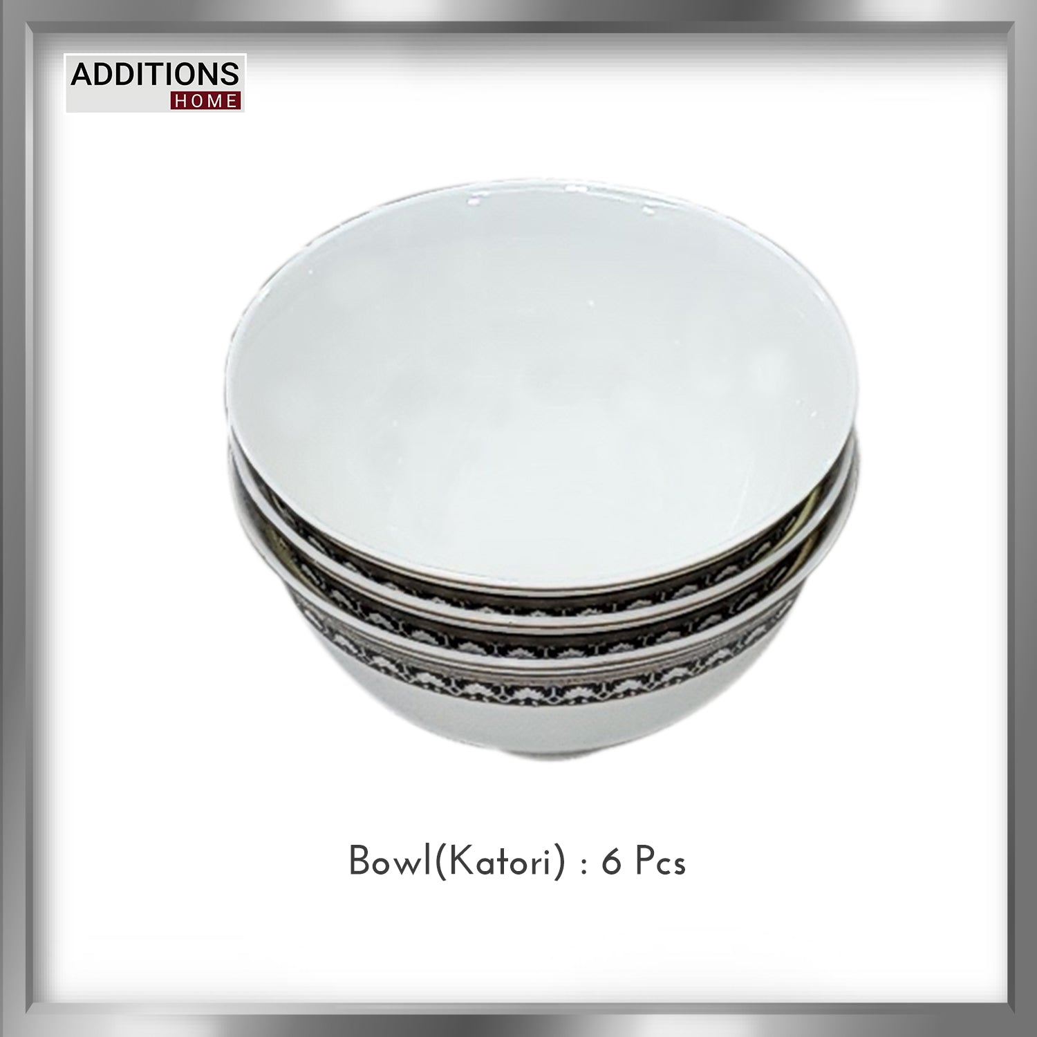 Fine Bone China Dinner Set 24k" Silver Plated 35 PCS.