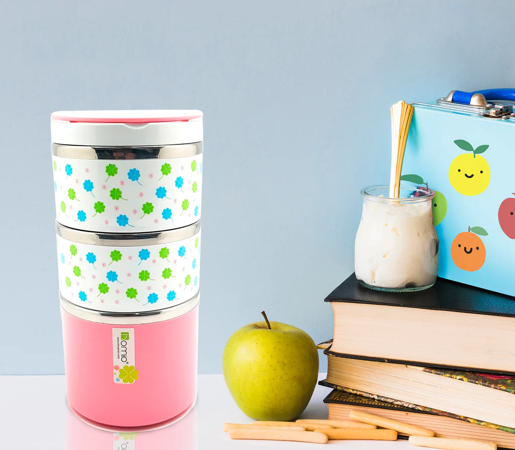 Stainless Steel 3 Layer Storage Insulated Lunch Box 8505