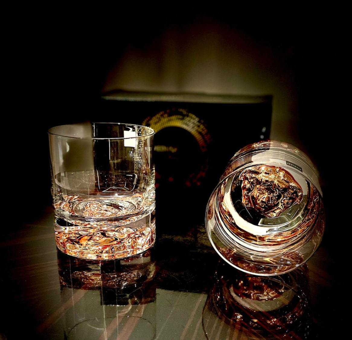 Medusa Copper DOF Glass 380ml Set of 2