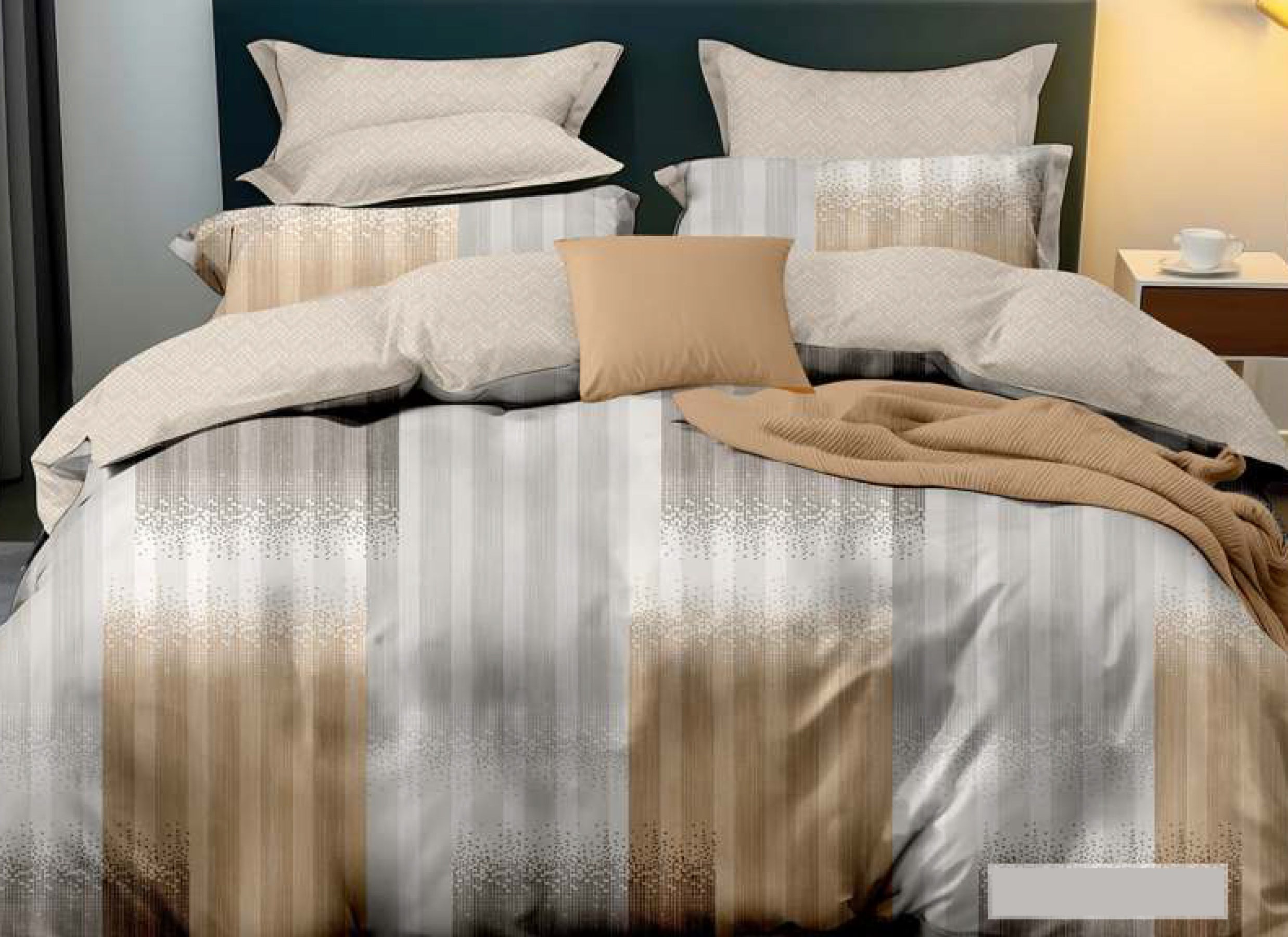 Spread Spain 220 TC Micro Fiber Super King Size Bedsheet - 108" X 108"